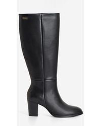 Barbour - Gloria Leather Knee High Boots - Lyst
