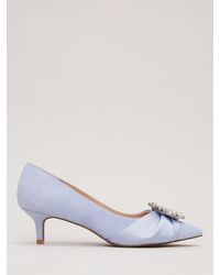 Phase Eight - Suede Embellished Pointed Shoes - Lyst