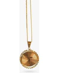 L & T Heirlooms - Second Hand 9ct Yellow Gold Pendant Necklace - Lyst