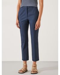 Hush - Hayes Cigarette Cotton Trousers - Lyst
