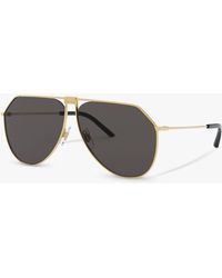 Dolce & Gabbana - Dg2248 Aviator Sunglasses - Lyst