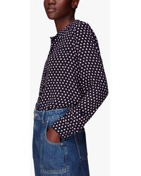 Whistles - Dotted Spot Print Shirt - Lyst