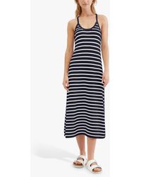 Chinti & Parker - Breton Stripe Midi Dress - Lyst