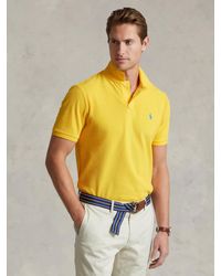 Ralph Lauren - Polo Short Sleeve Custom Slim Fit Polo Shirt - Lyst