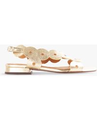 Chie Mihara - Teide Leather Sandals - Lyst