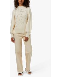 Great Plains - Spring Cotton Knit Long Sleeve Jumper - Lyst