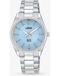 Lorus - Ry511ax9 Solar Bracelet Strap Watch - Lyst