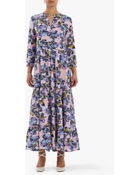 Lolly's Laundry - Nee Long Sleeve Floral Print Maxi Dress - Lyst
