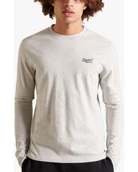 Superdry - Organic Cotton Vintage Logo Long Sleeve T-shirt - Lyst
