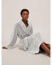 John Lewis - Frosted Fleece Rib Dressing Gown - Lyst