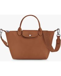 Longchamp - Le Pliage Xtra Small Leather Top Handle Bag - Lyst