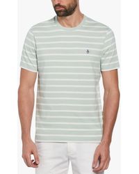 Original Penguin - Breton Stripe Short Sleeve T-shirt - Lyst