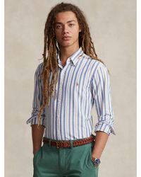 Ralph Lauren - Polo Custom Fit Stripe Oxford Shirt - Lyst