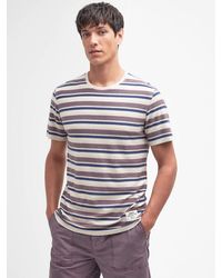 Barbour - Whitwell Stripe T-shirt - Lyst