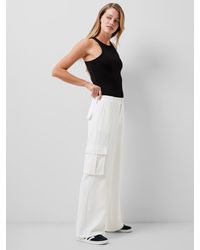 French Connection - Wide Leg Combat Trousers - Lyst