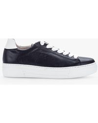 Gabor - Camrose Wide Fit Platform Lace Up Trainers - Lyst