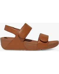Fitflop - Lulu Adjustable Strap Leather Sandals - Lyst