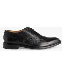 John Lewis - Leather Perforated Brogues - Lyst
