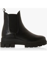 dune tyra leather chelsea boots