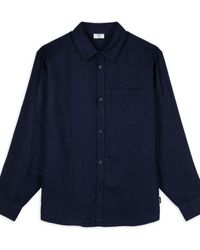 Chelsea Peers - Linen Blend Long Sleeve Shirt - Lyst