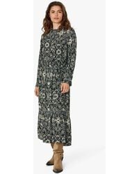 Noa - Louise Floral Tapestry Print Tiered Maxi Dress - Lyst