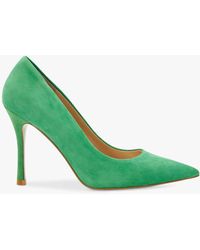 Dune - Atlanta Suede High Heel Pointed Court Shoes - Lyst