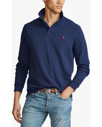 Ralph Lauren - Polo Custom Slim Fit Long Sleeve Polo Shirt - Lyst