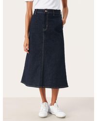 Part Two - Frigge A-line Denim Skirt - Lyst