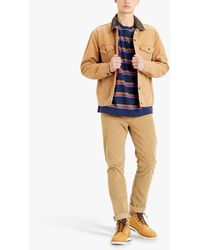 levi's x justin timberlake lined trucker jacket dijon canvas