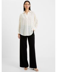French Connection - Geometric Popover Shirt - Lyst