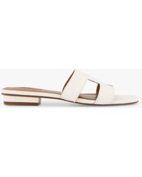 Dune - Wide Fit Loupe Flat Sandals - Lyst