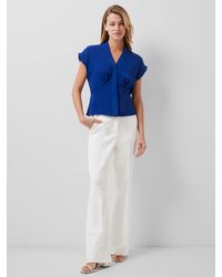 French Connection - Carmen Crepe Blouse - Lyst