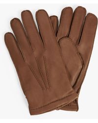 John Lewis - Merino Lined Leather Gloves - Lyst