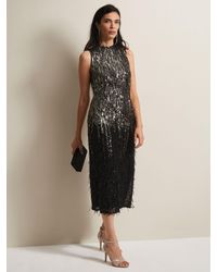 Phase Eight - Clover Sequin Fringe Maxi Dress - Lyst