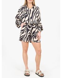 Tutti & Co - Adorn Abstract Print Relaxed Fit Shorts - Lyst