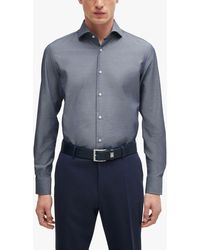BOSS - Boss H-hank Spread Slim Fit Shirt - Lyst