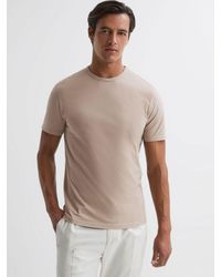 Reiss - Melrose Cotton Crew Neck T-shirt - Lyst