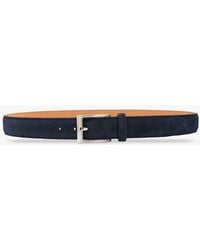 Loake - William Suede Leather Belt - Lyst