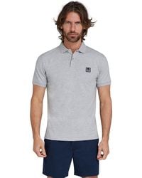 Raging Bull - Patch Jersey Polo Shirt - Lyst