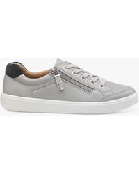 Hotter - Chase Ii Leather Zip And Go Trainers - Lyst