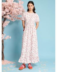 Sister Jane - Doodle Bloom Print Maxi Dress - Lyst