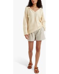 Chinti & Parker - Goa Crochet Stitch Hooded Jumper - Lyst