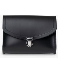 Cambridge Satchel Company - The Medium Pushlock Leather Shoulder Bag - Lyst