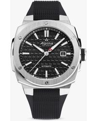 Alpina - Al-525b4ae6 Alpiner Extreme Date Automatic Rubber Strap Watch - Lyst