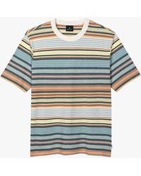 Paul Smith - Stripe Short Sleeve T-shirt - Lyst