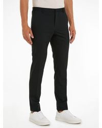 Calvin Klein - Slim Wool Stretch Suit Trousers - Lyst