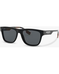 Burberry - Be4293 Polarised Square Sunglasses - Lyst