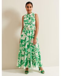 Phase Eight - Petite Kara Maxi Tiered Floral Dress - Lyst