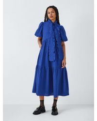 Sister Jane - Blueberry Bow Tiered Midi Dress - Lyst