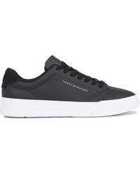 Tommy Hilfiger - Court Leather Trainers - Lyst